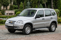 Chevrolet Niva 1998–2020 Bočné nášľapy New Vision Grey (2 ks, hliník) fotografia 1