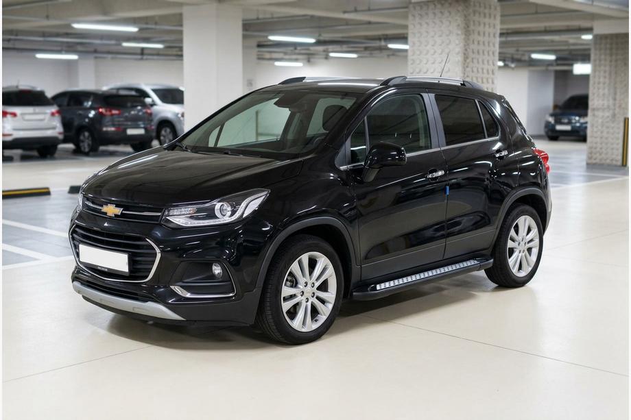 Chevrolet Trax 2012–2023 Bočné nášľapy New Vision Black (2 ks, hliník) Image