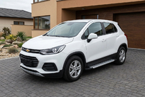 Chevrolet Trax 2012–2023 Bočné nášľapy New Vision Grey (2 ks, hliník) fotografia 1