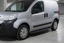 Citroen Nemo 2007–2017 Bočné prahy Tayga Black (2 ks, hliník) fotografia 1