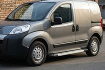Citroen Nemo 2007–2017 Bočné nášľapy New Vision Grey (2 ks, hliník) fotografia 1