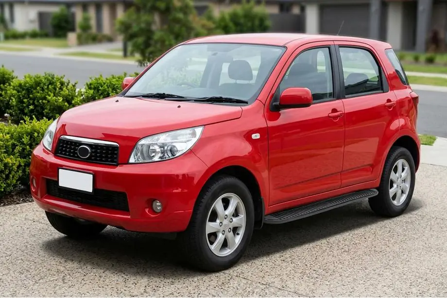 Daihatsu Terios 2006–2017 Bočné prahy Tayga Black (2 ks, hliník) Image