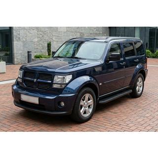 Bočné prahy Tayga Black (2 ks, hliník) Dodge Nitro 2006–2011 fotografia 1