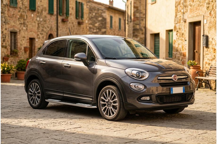 Fiat 500X 2014–2024 Bočné nášľapy Tayga V2 (2 ks, hliník) Image