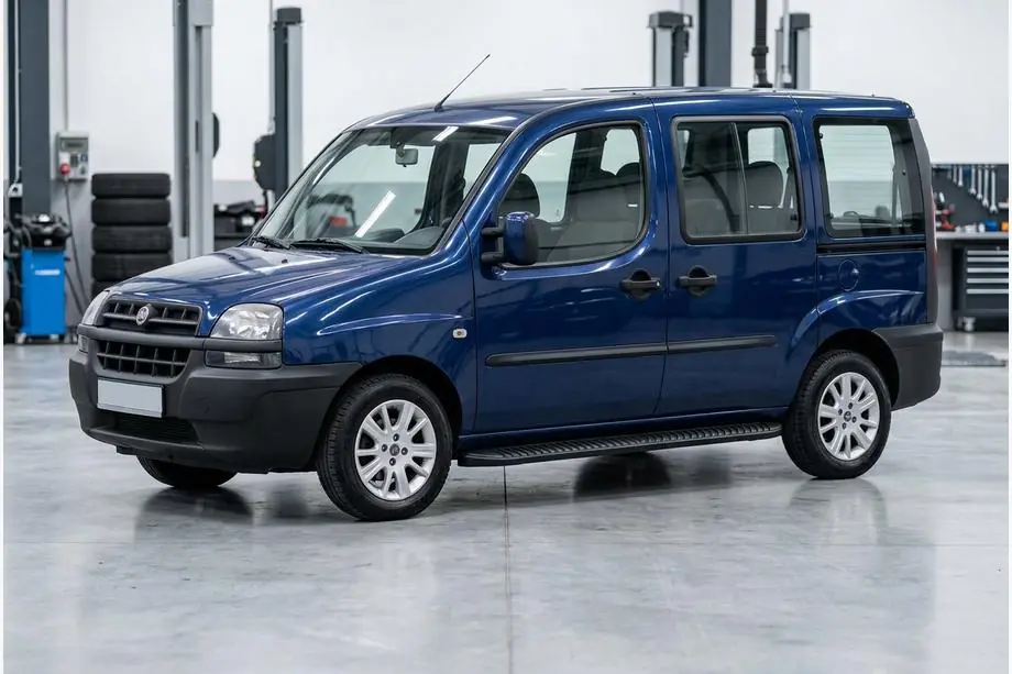 Fiat Doblo I 2001–2005 Bočné prahy Tayga Black (2 ks, hliník) Image