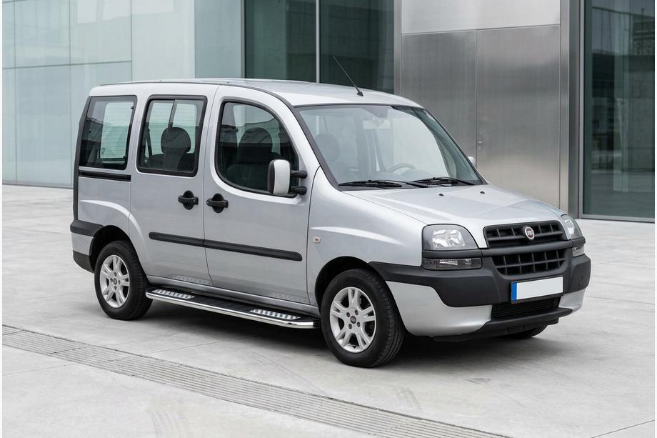Fiat Doblo I 2001–2005 Bočné nášľapy Tayga V2 (2 ks, hliník) Image