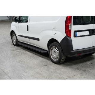 Bočné prahy Tayga Black (2 ks, hliník) fotografia 1