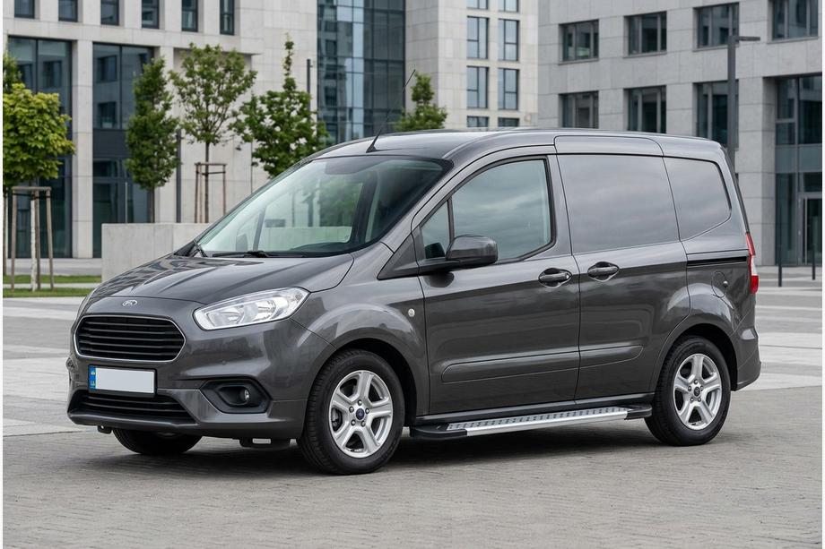 Ford Courier 2014–2023 Bočné nášľapy New Vision Grey (2 ks, hliník) Image