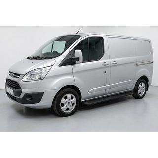 Bočné prahy Tayga Black (2 ks, hliník) Ford Custom 2013–2022 fotografia 1