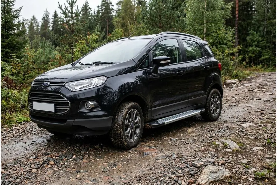 Ford Ecosport 2013–2022 Bočné nášľapy New Vision Grey (2 ks, hliník) Fotografia 1