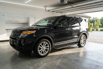 Ford Explorer 2011–2019 Bočné prahy Tayga Black (2 ks, hliník) fotografia 1