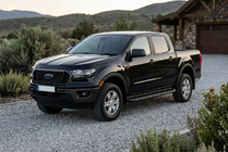 Ford Ranger 2011–2022 Bočné prahy Tayga Black (2 ks, hliník) fotografia 1