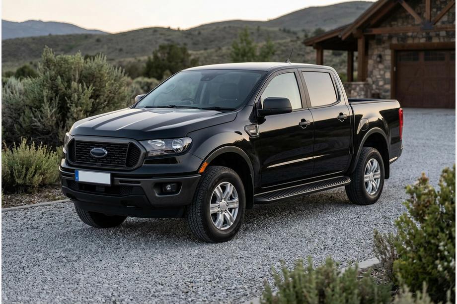 Ford Ranger 2011–2022 Bočné prahy Tayga Black (2 ks, hliník) Image