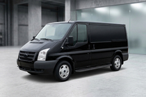 Ford Transit 2000–2014 Bočné prahy Tayga Black (2 ks, hliník) L1 (krátky rázvor) fotografia 1
