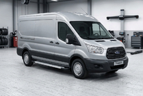 Ford Transit 2014– Bočné nášľapy New Vision Grey (2 ks, hliník) fotografia 1