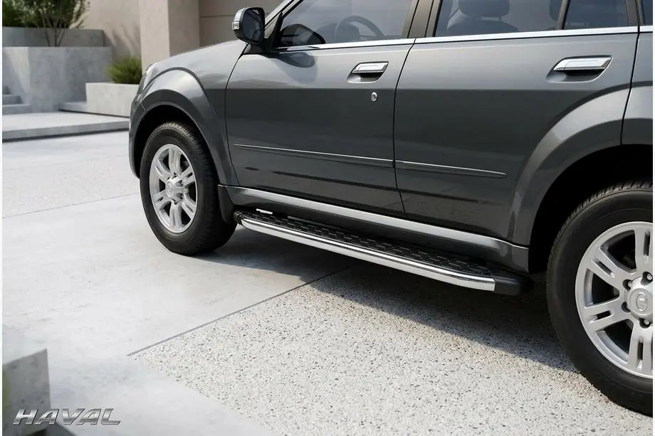 GreatWall Haval/Hover H3 2005–2013 Bočné nášľapy BlackLine (2 ks, hliník) Image