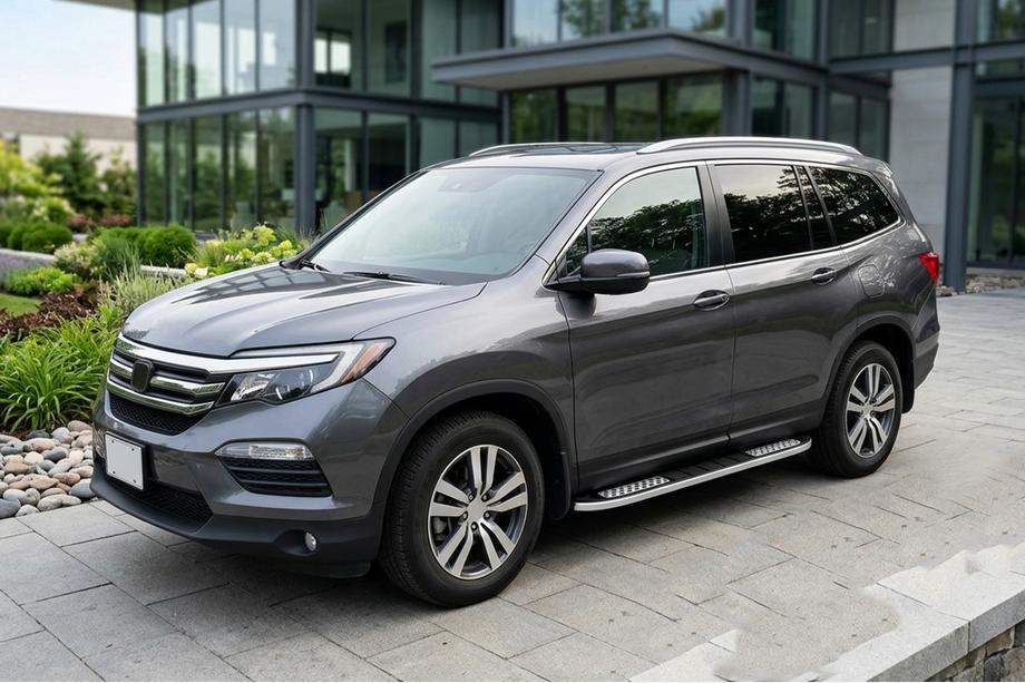 Honda Pilot 2015–2022 Bočné nášľapy Tayga V2 (2 ks, hliník) Fotografia 1