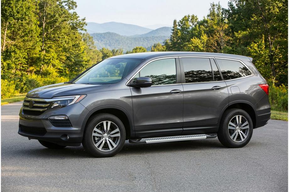 Honda Pilot 2015–2022 Bočné nášľapy New Vision Grey (2 ks, hliník) Image