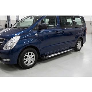 Bočné prahy Line (2 ks, hliník) Hyundai H300, H1, Starex 2008–2020 fotografia 3
