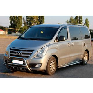 Bočné prahy Line (2 ks, hliník) Hyundai H300, H1, Starex 2008–2020 fotografia 1