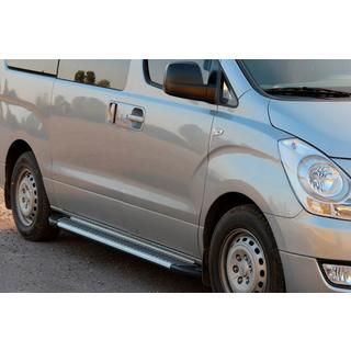 Bočné prahy Line (2 ks, hliník) Hyundai H300, H1, Starex 2008–2020 fotografia 2