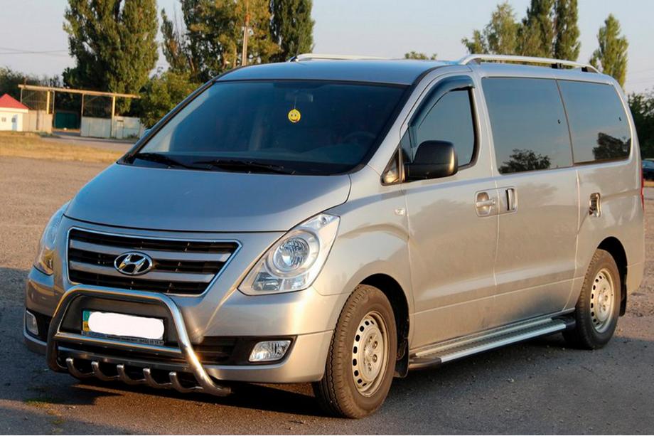 Hyundai H300, H1, Starex 2008–2020 Bočné prahy Line (2 ks, hliník) Image