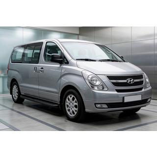 Bočné nášľapy Tayga Black (2 ks, hliník) Hyundai H300, H1, Starex 2008–2020 fotografia 1