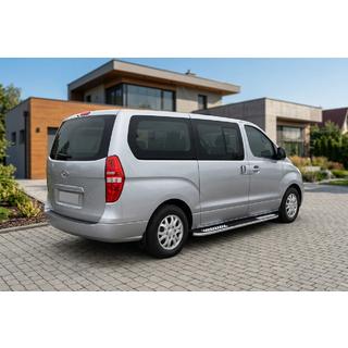 Bočné nášľapy Tayga V2 (2 ks, hliník) Hyundai H300, H1, Starex 2008–2020 fotografia 1