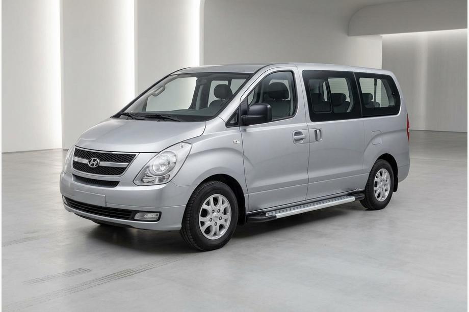 Hyundai H300, H1, Starex 2008–2020 Bočné nášľapy New Vision Grey (2 ks, hliník) Image
