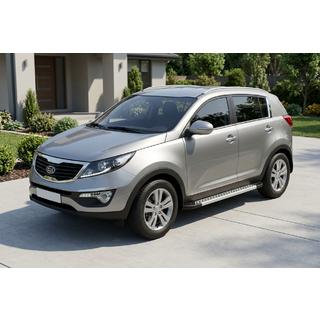 Bočné nášľapy New Vision Grey (2 ks, hliník) Kia Sportage 2010–2015 fotografia 1
