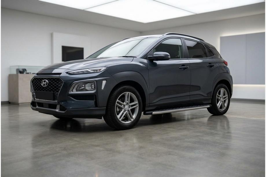 Hyundai Kona 2017–2023 Bočné nášľapy BlackLine (2 ks, hliník) Image