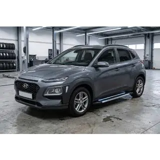Bočné nášľapy RedLine Black (2 ks, hliník) Hyundai Kona 2017–2023 fotografia 1