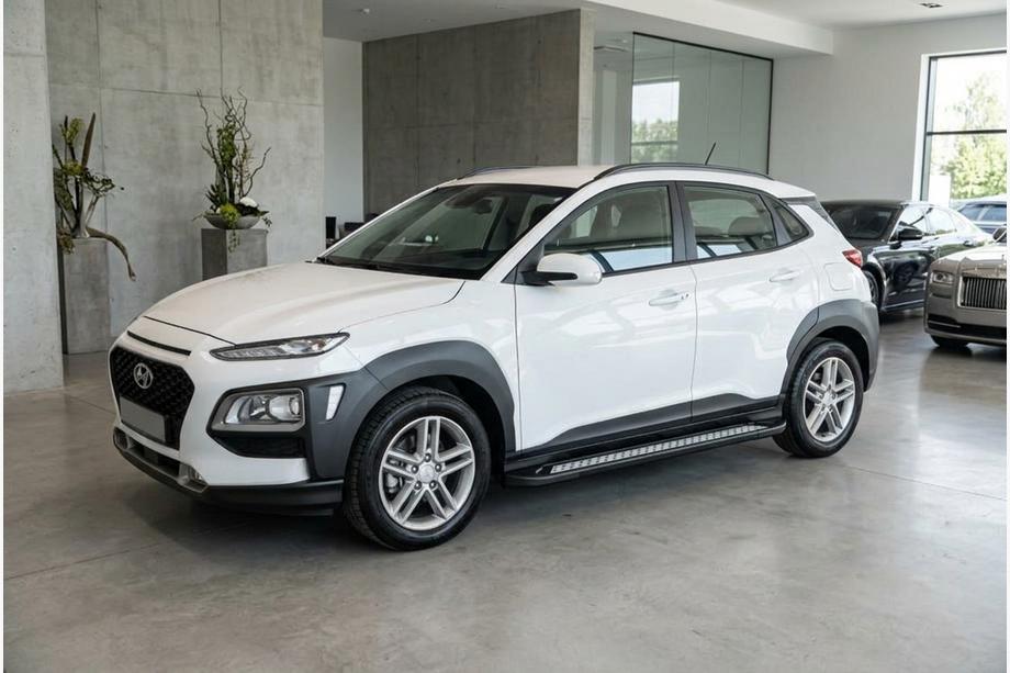 Hyundai Kona 2017–2023 Bočné nášľapy New Vision Black (2 ks, hliník) Image
