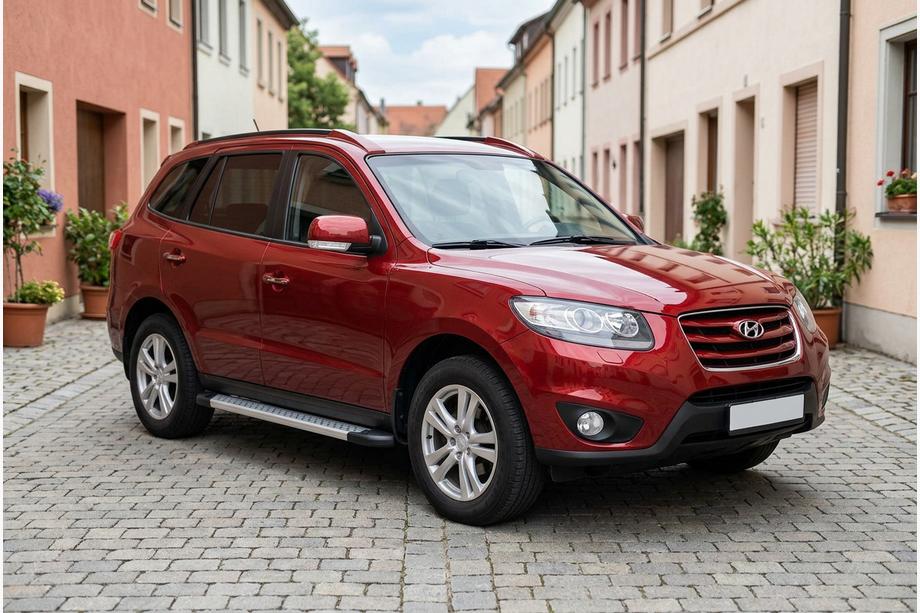 Hyundai Santa Fe 2 2006–2012 Bočné nášľapy New Vision Grey (2 ks, hliník) Image