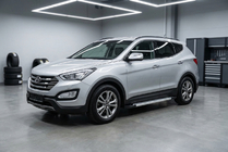 Hyundai Santa Fe 3 2012–2018 Bočné nášľapy New Vision Grey (2 ks, hliník) fotografia 1