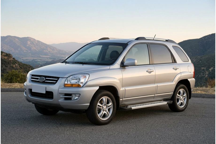 Kia Sportage 2004–2010 Bočné nášľapy New Vision Grey (2 ks, hliník) Image