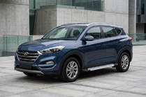 Hyundai Tucson TL 2016–2021 Bočné nášľapy New Vision Grey (2 ks, hliník) fotografia 1
