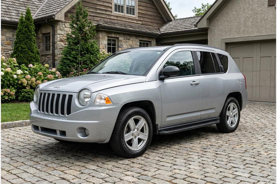 Jeep Compass 2006–2016 Bočné prahy Tayga Black (2 ks, hliník) Image