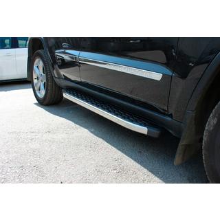 Bočné nášľapy BlackLine (2 ks, hliník) Jeep Grand Cherokee WK2 2010–2021 fotografia 1