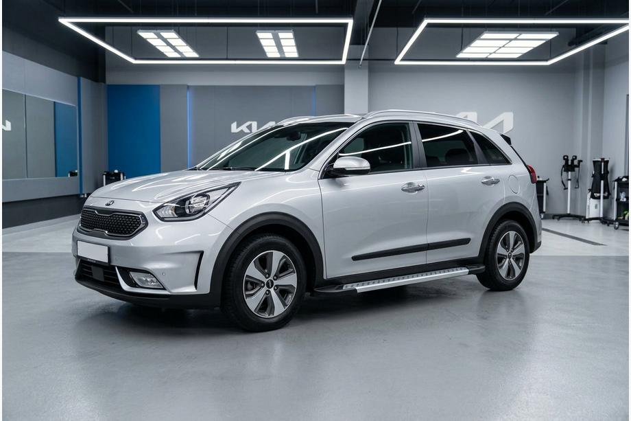 Kia Niro 2016–2021 Bočné nášľapy New Vision Grey (2 ks, hliník) Image