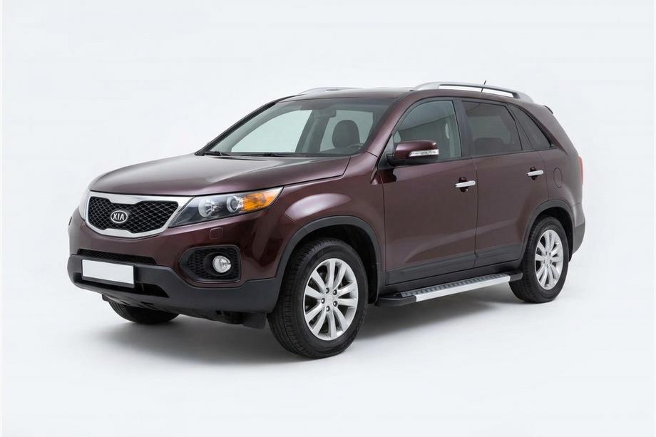 Kia Sorento II XM 2009–2014 Bočné nášľapy New Vision Grey (2 ks, hliník) 2010–2013 Image