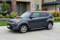 Kia Soul II 2013–2018 Bočné prahy New Vision Black (2 ks, hliník) fotografia 1