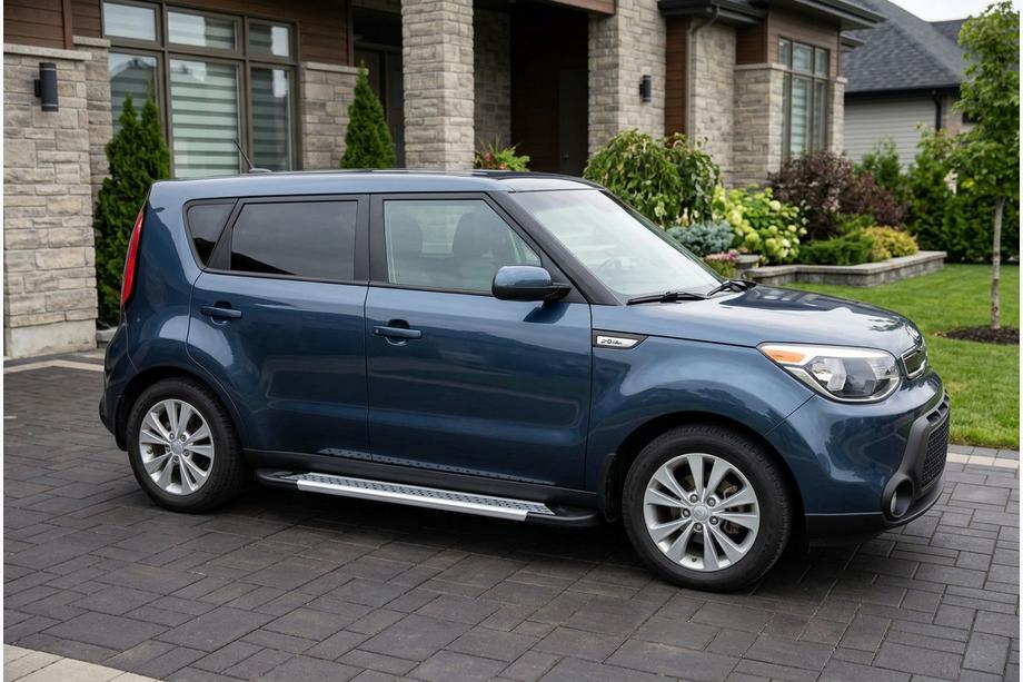 Kia Soul II 2013–2018 Bočné nášľapy New Vision Grey (2 ks, hliník) Image