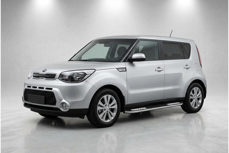 Kia Soul II 2013–2018 Bočné nášľapy Tayga V2 (2 ks, hliník) Fotografia 1