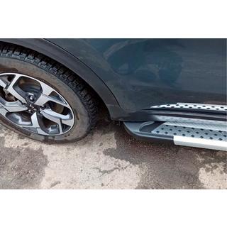 Bočné nášľapy New Vision Grey (2 ks, hliník) Kia Sportage 2015–2021 fotografia 2
