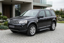 Land Rover Freelander II 2006–2014 Bočné prahy New Vision Black (2 ks, hliník) fotografia 1