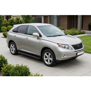 Bočné nášľapy Allmond Black (2 ks, hliník) Lexus RX 2009–2015 fotografia 1