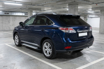 Lexus RX 2009–2015 Bočné nášľapy Allmond Grey (2 ks, hliník) fotografia 1