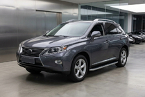 Lexus RX 2009–2015 Bočné nášľapy Tayga Grey (2 ks, hliník) fotografia 1
