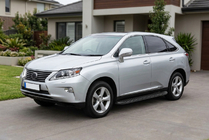 Lexus RX 2009–2015 Bočné nášľapy Tayga Black (2 ks, hliník) fotografia 1